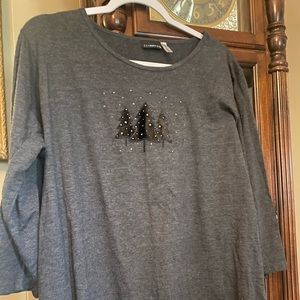 Love this slate grey for holidays